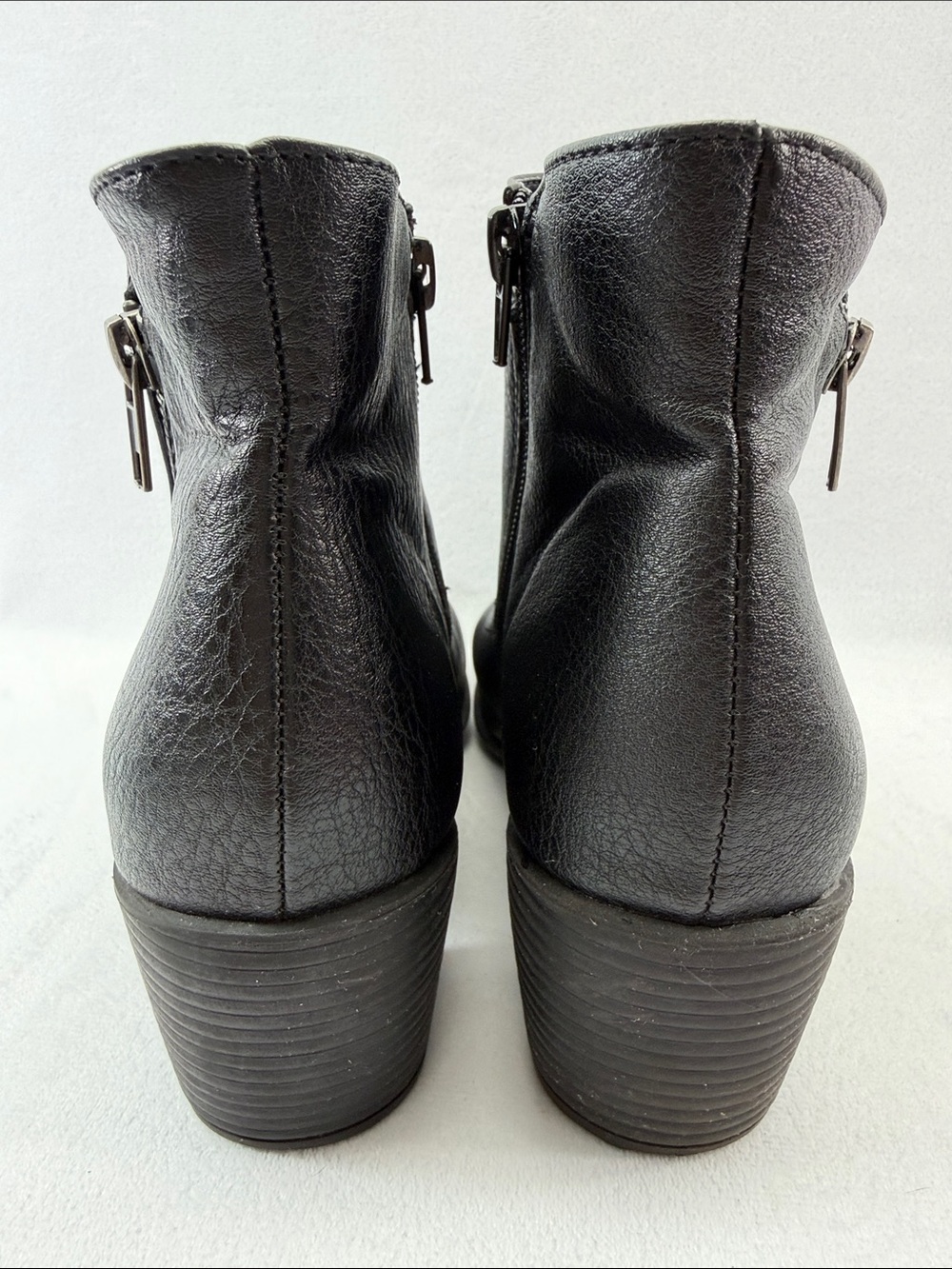 ANDIAMO Amelissa Outdoor Black Ankle Boots Booties Size 8M - Picture 4 of 7